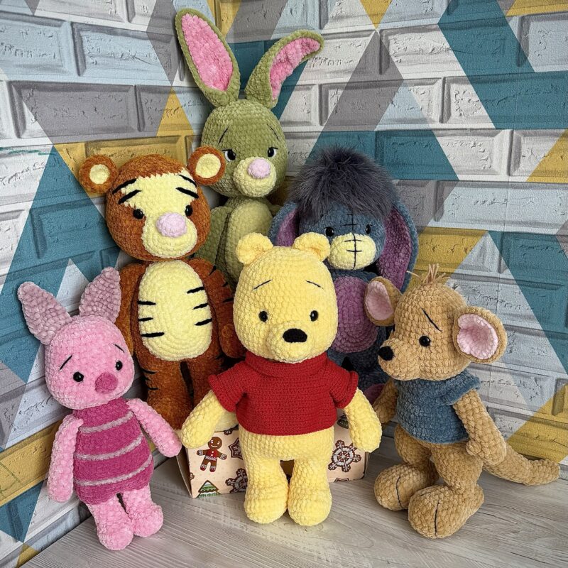 Winnie the Pooh and his friends