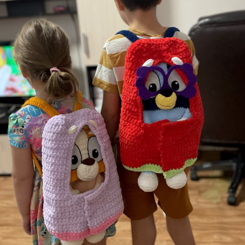 Set of two backpacks
