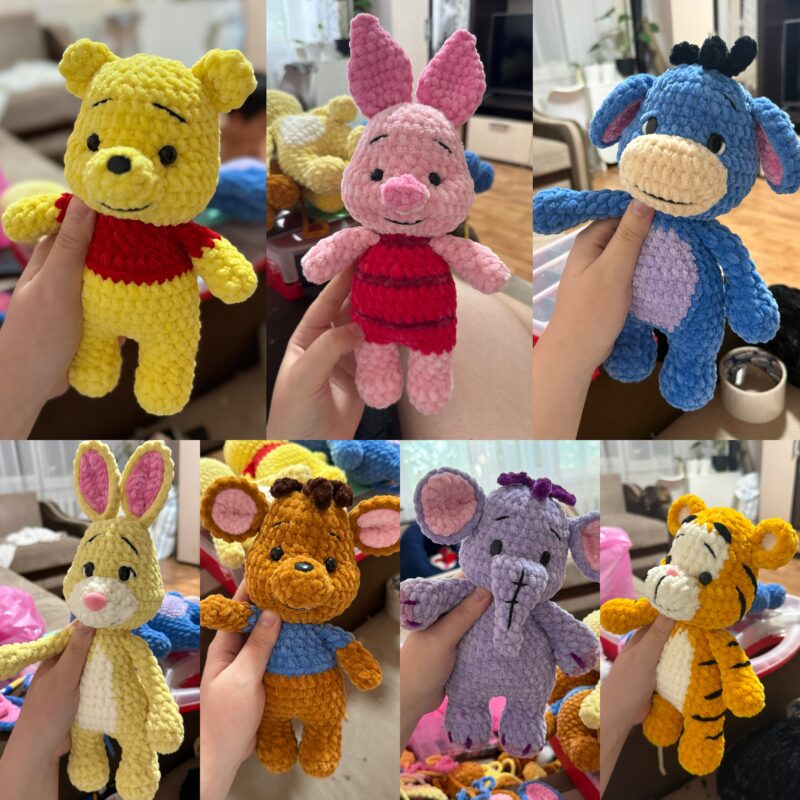 Winnie the Pooh and his friends